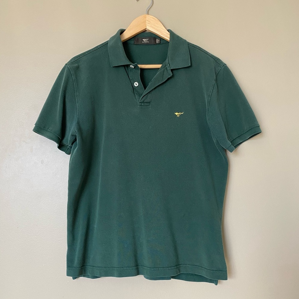 {Septwolves} Green Short Sleeved Polo T-Shirt